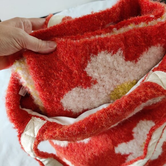 *MOVING SALE* NWT Free People Flower Power Orange Daisy Tote and Scarf Set - Picture 5 of 5